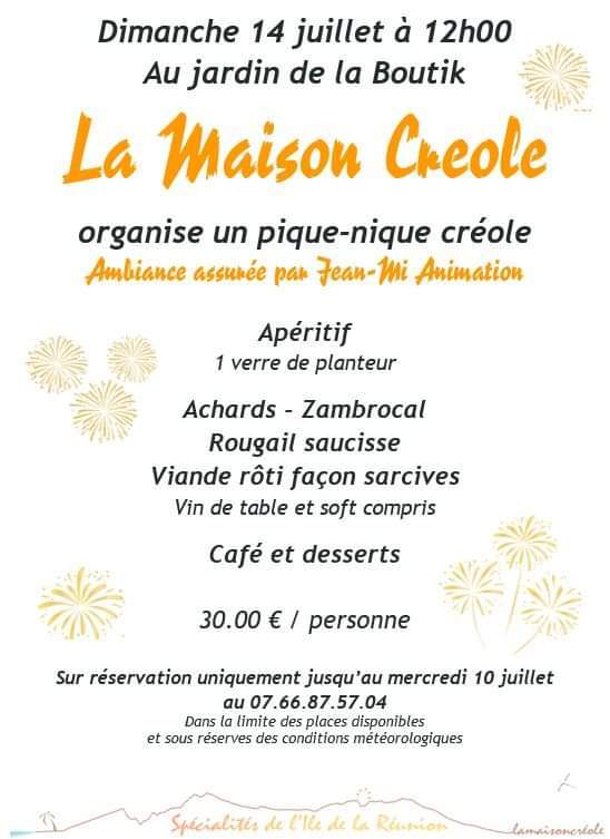 Maison creole 14 juillet