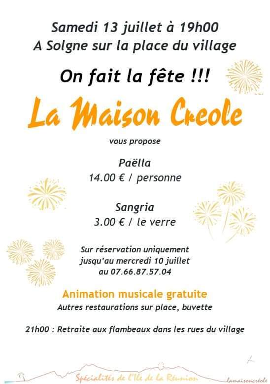 Maison creole 13 juillet